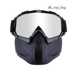 Ski Goggles Ski Snowboard Mask Winter Snowmobile Skiing Goggles Windproof Skiing Glass Motocross Sunglasses with Mouth Filter Ski Goggles 4849