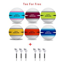 Golf Balls Long Distance Three Layer Professional Competition Game Balls Golf Swing Trainer Putting Practice Bulk Ball Dropship 240124