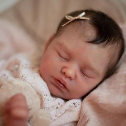 20Inch Lifelike Reborn Doll Kit Avelee Sleeping Baby Soft Touch with COA 240123