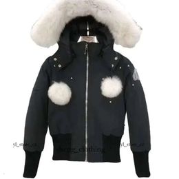 Designer Mens Mooses Knuckles White Fox Coats High quality Womens canadas Goose Woman Wind and snow prevention Fur White Duck Down Jacket Mooses Knuckles jacket 36