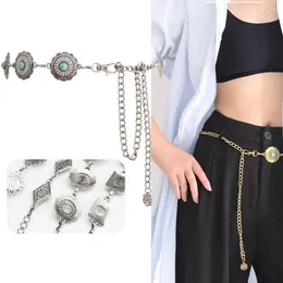 Belts Dress Decorative Ethnic Style Body Jewelry Belly Chain Metal Necklace Waist Belt Fashion