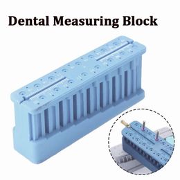 Dental Measuring Block/Root Canal Measuring Block-Measuring Ruler Enlarging Needle Root Canal File Placement Stand