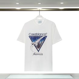 Men Casablanc Shirt Designer T Shirt Fashion Brand Casa Casual T-Shirts Man Couple High Street T-Shirts Tennis Club Casa Blanca Luxury S 2430