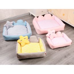 Mats Four Seasons Dog Bed for Small Large Dogs Cloud Pillow Washable Dog Cushion Cat Nest Soft Puppy Mat Sofa Dog Basket Pet Supplies