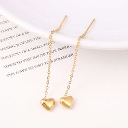 2024 Stud ZHIXI Real 18K Gold Drop Earrings Au750 Fine Jewelry Grain Ear Wire Wedding Trendy Party Gift For Women A surprise gift