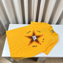 USA Style Star Letters Print Tee Designer T shirt Spring Summer Casual Fashion Skateboard Men Women Tshirt 24ss 0127