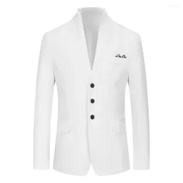 Men's Suits Fashion Mens Tops Coat Casual Daily Dress Business Formal Jacket Long Sleeve Polyester Regular Slim Fit