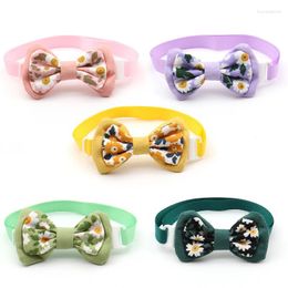 Dog Apparel 30/50 Pcs Cute Dogs Accessories Flower Design Pet Supplies Puppy Bow Ties Necktie Collar Grooming Bows