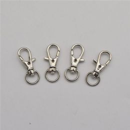 100Pcs 32mm Lobster Clasp Metal Connector Jewellery Swivel Clasps Keychain Parts Bag Accessories Diy Jewellery Making Accessories297V