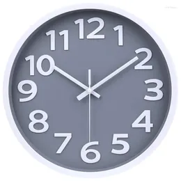 Wall Clocks Silent Battery Operated - Kitchen Large Clock Perfect Decoration For Bathroom Living Room Decor