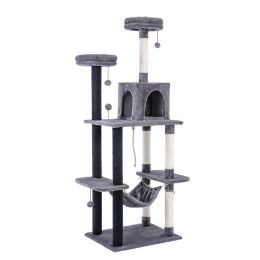 Toys 9 Kinds Domestic Delivery Cat Tree House Tower Condo Cat Scratching Post for Indoor Kitten Jumping Toy with Ladder Playing Tree