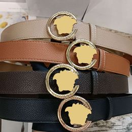 Designer Belts For Men Fashion Genuine Leather Belt Women Ladies Casual Cowskin Belt Formal Dress Jeans Girdle Waistband Cintura Ceinture Multiple Styles