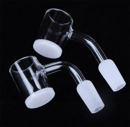25mm Quartz Banger Nail with 4mm Opaque Bottom Female Male 10mm 14mm 18mm for Dab Rig Bong LL