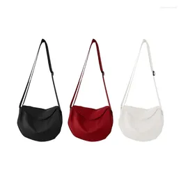 Evening Bags 2024 Nylon Crossbody Tote Bag Solid Color Shoulder For Girl Women Versatile Trendy Sports