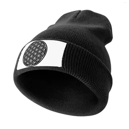 Berets Sacred Geometry - Flower Of Life Knitted Cap Dad Hat Golf Wear Beach Outing Fashion Men Hats Women's