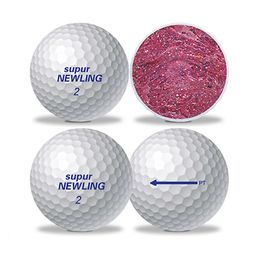 Pack 20 PCS Golf Ball Outdoor Sports Practise Ball Durable High Roll Distance Professional Golf Balls Golf Supplies 240124