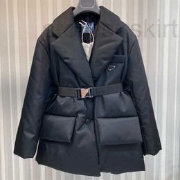 Women's Down & Parkas Designer designer Women Puffer Jacket Long Black Re-nylon Winter Coat XRTM