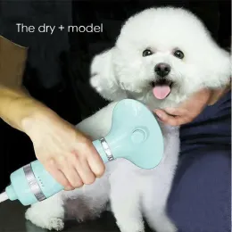 Supplies Portable Dog Dryer 2In1Hair Dryer For Dogs Adjust Temperature Low Noise Pet Grooming Comb Fur Blower