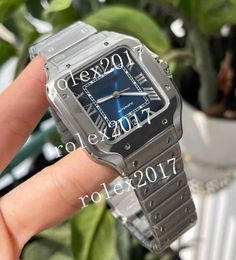 Men Super Watch Business Watch BVf Factory 40MM Automatic Movement Watches 904L Steel Blue Square Dial BVF Sapphire Waterproof lumen 2824 Wristbatch