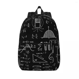 Backpack Science Physics Pattern Woman Small Backpacks Bookbag Fashion Shoulder Bag Portability Travel Rucksack Children School Bags