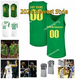 Customzied Oregon Ducks basketball jersey Jackson Shelstad Kario Oquendo NFaly Dante Brennan Rigsby Jermaine Couisnard Keeshawn Barthelemy Mookie Cook