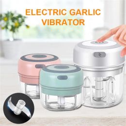 Mills Electric Kitchen Food Chopper Mini Garlic Masher Crusher USB Portable Meat Grinder Vegetable Chopper For Kitchen Gadgets