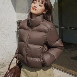 Women's Trench Coats Winter European And American Down Cotton Padded Jacket Short Thickened High-end Coat Trendy Bread