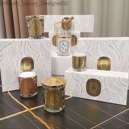 Candles 2024 New Diptyques Aromatherapy Light Luxury High end niche Candle Set Romantic Expensive Unique Gifts box with Valentine's Day Q240127