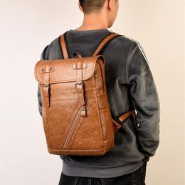 HBP Orange Leisure Backpack Fashion Bag Mens Backpacks Travel Tide Cards Street Europe and America Simple School Trend Computer Ba212z