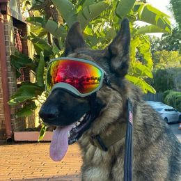 Sunglasses Outdoor Dog Pet Glasses Dog Fashion Sports Sunglasses Adjustable Strap for Travel Skiing and AntiFogPet Goggles Sunglasses