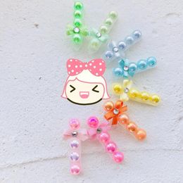 Dog Apparel Pet Hair HirpinTeddy Maltese Dream Candy Pearl Clip Handmade Cats Grooming Accessories Clips Hairpin 30pcs/lot