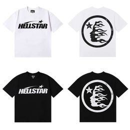 Men's fashion designer Hellstar classic Trend Hellstar Classic printed High quality double cotton comfortable short sleeve T-shirt for men and women