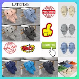 Designer Casual Platform shark slippers summer sliders women rainbow slides sandals pink blue grey memory sandals soft thick cushion slipper cloud slide indoor