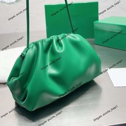 Fashion brand bag designer shoulder handbag wallet Little Cloud Bun Folded Dumpling purses drawstring Green Blue Handheld One shoulder Crossbody Women's bag