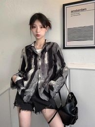 Women's Blouses Shirts For Women Fashion Full Sleeve Tops Korean Loose Shirt All-match Girls