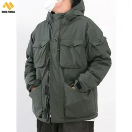 Hunting Jackets Japanese Retro Loose M65 Jacket Men Tactical Green Coat Military Casual Outdoors Clothes