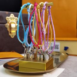 5 colors chain Bracelet Girls Luxury Colorful Purple Infinity Handmade Jewelry Braid Cord Strand Braided Friendship Bracelets175e