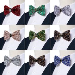 Bow Ties Rhinestone Diamond Tip - Pre Tied Sequin Bowties With Adjustable Length Huge Variety Colors Available Tie For Man