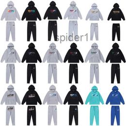 Men's Tracksuits Casual High Quality Embroidered Men Women Hoodie Trapstar London Shooters Hooded Tracksuit Designer Sportswear Pullovers Tiger Hoodie 8XNL