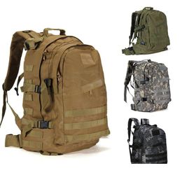 Backpacking Packs 55L 3D Outdoor Sport Military Tactical Climbing Cam Hiking Trekking Rucksack Travel Bag 221013 Drop Delivery Dhths