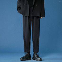 Men's Suits Trousers For Men Herringbone Retro Autumn Wool Tweed Pants Clothing Plus Size Gentleman A113