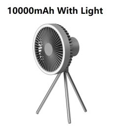 Fans 2022 Multifunction Home Appliances USB Chargeable Desk Tripod Stand Air Cooling Fan with Night Light Outdoor Camping Ceiling Fan