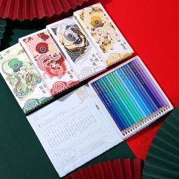 Pencils Andstal Phoenix Colour 50/100 Oil Coloured Pencils Chinese Traditional Colour Drawing Pencils Gift Box Set Art Supplies For Artist