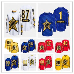 2024 All Star Game Hockey Jerseys Brad Marchand Connor Bedard McDavid Mark Stone Jason Robertson Elias Pettersson Nathan MacKinnon Mark Scheifele Sam Reinhart Aho