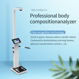 Advanced Bioelectrical Impedance Body Health Diagnosis Composition Analysis BMI Fat Obesity Testing Height Weight Precise Measuring Device