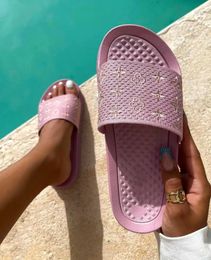 Slippers 2024 Sandals Women Summer Fashion Brand Shoes Embroider Sandalias Beach Femme
