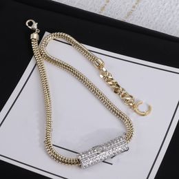 Gold Pendant Design Necklace Charm Chain Necklaces Fashion Neckalce For Woman Couple Necklace Wedding Gift Jewelry