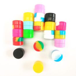 Silicone Jars Dab Wax Container 100pcs lot 2ml Mini Food Grade Non Stick Oil Concentrate Slick Storage Jar201n