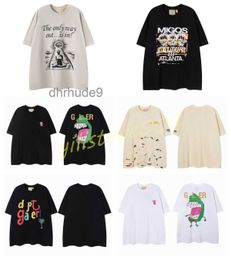 Women Men's T-shirts Designer Galleries Depts Shirt Alphabet Print Trendy Trend Basic Casual Fashion Loose Short T-shirt Half Sleeve Tees White Black and Beige F8a OZ7Q