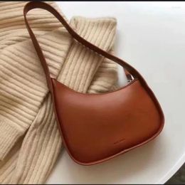 Waist Bags 2024 Half Moon Single Shoulder Underarm Bag For Women Summer Small Design Fashion Kendou Same Genuine Leather Handbag